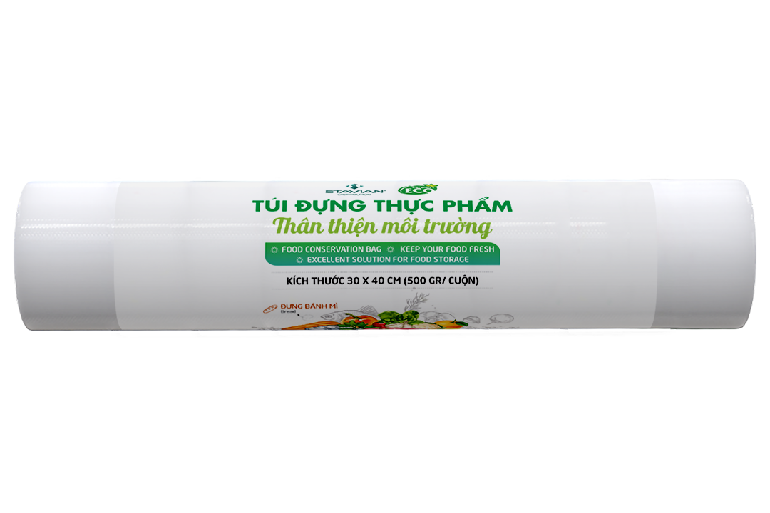 Túi đựng thực phẩm TTMT GREEN ECO 30x40cm (500g/cuộn)